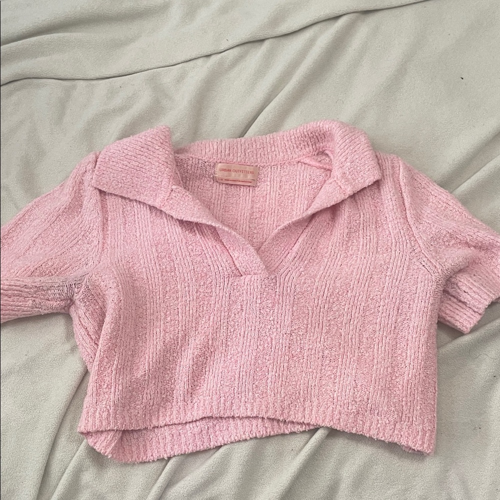 Urban Outfitters Pink Crop Top